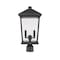 Z-Lite Beacon 2 Light Outdoor Post Mount Fixture, Oil Rubbed Bronze & Clear Beveled 568PHBR-ORB - alternate 2